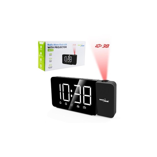 Led digitalradiowecker mit - led,