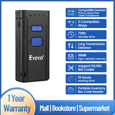 Eyoyo 1D Laser UPC EAN Code Scanner Wireless Mini IOS Android PC Barcode Scanner