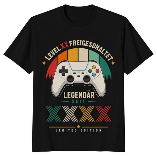 Gaming shirt personalisiert - t-shirt,