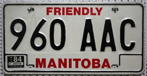 Manitoba nummernschild kanada - nummernschild,
