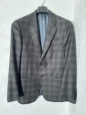 Armani Collezioni Sakko Herren Gr. 50 Dunkelgrau Business Jacket Anzug Jacke
