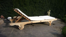 Gartenliege Teakholz massiv Marke Lister