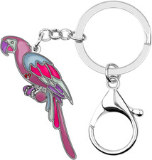 Cute Ara Papagei Schlüsselanhänger Auto Zubehör Schlüssel Charms Geldbörse Handt