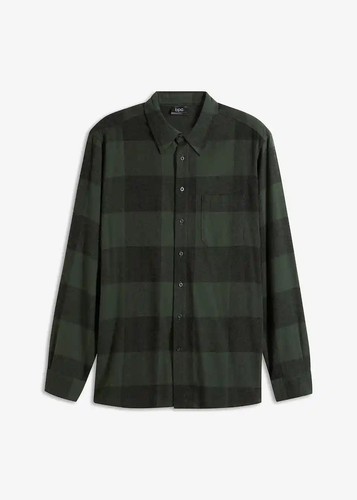 Flanell langarmhemd 45 - gr., 45/46