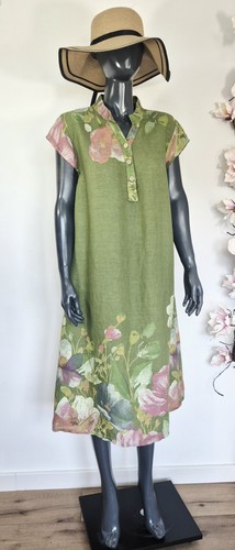 Leinenkleid sommerkleid mit - leinenkleid,