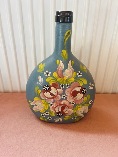 Flasche bauernmalerei unikat - flasche,