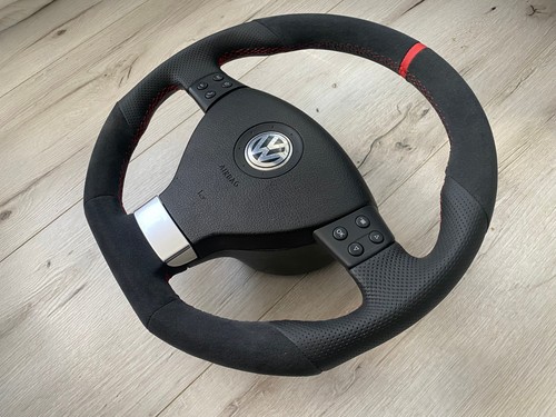 Top leder lenkrad gti r32 - leder,