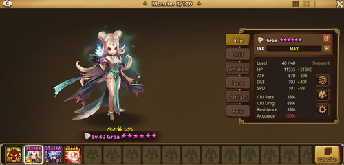 Summoners war ld5 groa - 2,