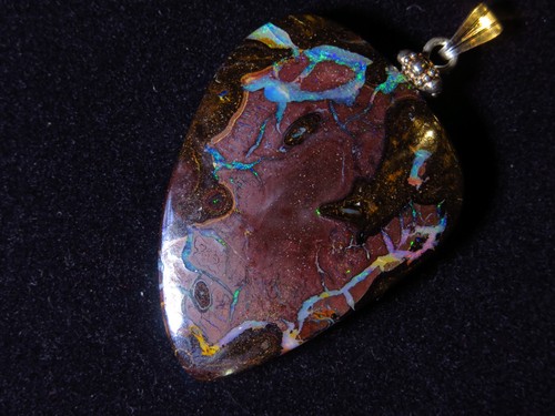 Boulder opal anhänger koroit - opal,