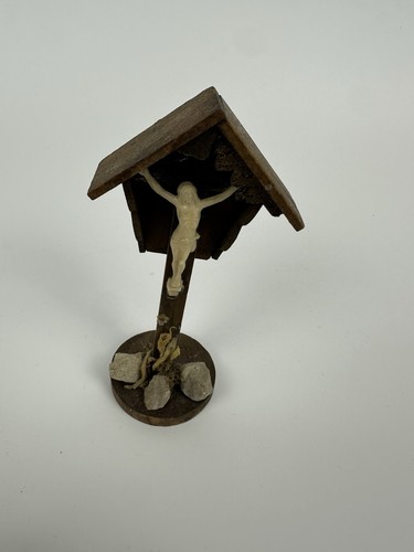 Vintage miniatur wegkreuz - vintage,