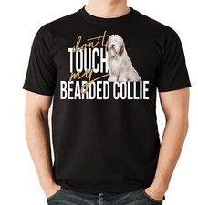 T-Shirt T-Shirt - BEARDED COLLIE -  dont touch my Hunde cool Fun Hund Siviwonder