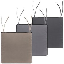 4 Stuhlkissen Sitzkissen Gemütliches Sitzpolster mit 5 cm Schaumblock