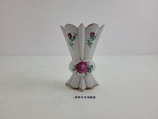Vase Porzellan Rose weiß rosa