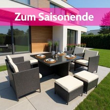 Gartenmöbel Set 9-teilig