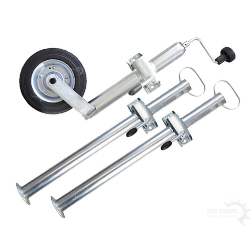 Pkw anhänger stützen - set, mit