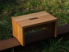 Hocker Schemel aus Holz, Buche