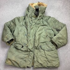 N 3B Jacke Erwachsene Large Grün Army Extreme Cold Parka Schnorchel Outdoor...