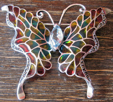 Schmetterling Brosche 925