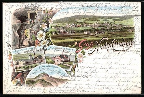 Lithographie neunkirchen - lithographie, /
