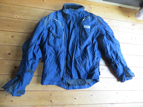 Blaue kurze motorradjacke ixs - blaue,