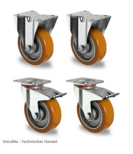 Satz Schwerlastrollen 125 mm