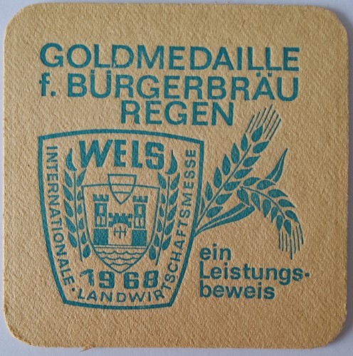 Alter bierdeckel bürgerbräu - alter,