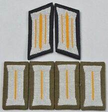 DDR NVA KVP Satz Effekten Mannschaften Nachrichte Kragenspiegel Ärmelpatten 1460