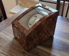 PORTAS Uhrenbeweger für  Automatikuhren  Wurzelholz-Design NEU OVP