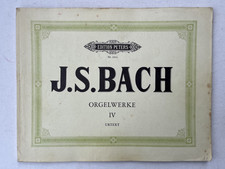 Noten. J.S. Bach. Orgelwerke