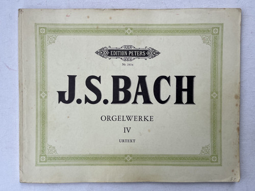 Noten bach orgelwerke - noten.,