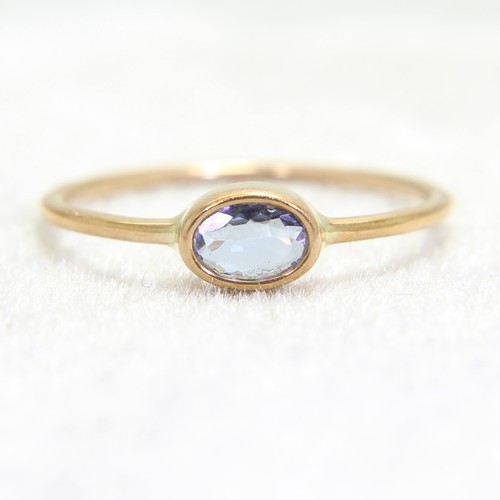 Tansanit ring 9 kt - kt,