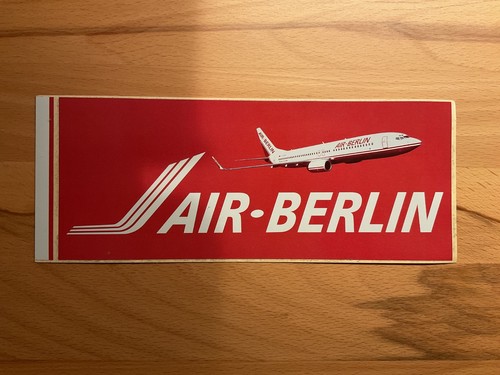 Air berlin aufkleber 21x8 - aufkleber, 21x8,5cm