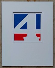 Robert INDIANA (1928-2018) Vintage Print Anno 1971 THE AMERICAN FOUR (g28)