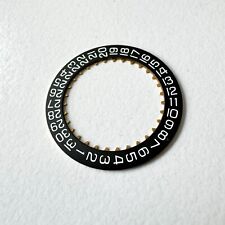 Datumscheibe - ETA Valjoux 7750 -  schwarz - Day Date Disc - Swiss Made