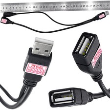 Schwarz USB-Kabel Anschluss