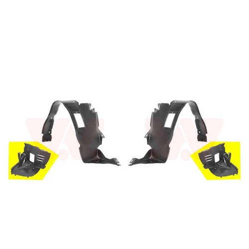 Set radhausschale vorne links - vorne,
