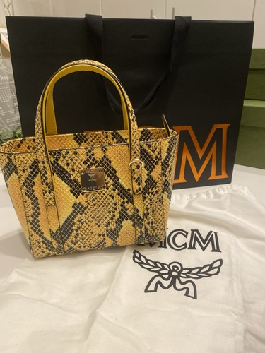 Mcm damentasche gelb schwarz - damentasche, gelb/schwarz