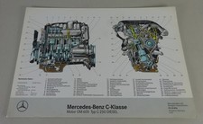 Schnittbild Mercedes-Benz C-Klasse C 250 Diesel W202 Motor OM 605 Stand 03/1993