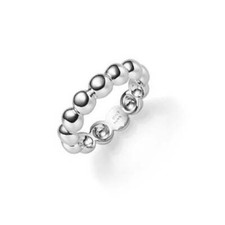 Ring Damenring Halbkugel aus