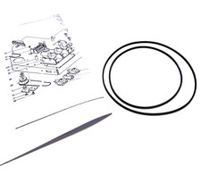 Riemen-Set für AKAI GX-630D-SS GX-630DB Bandmaschine Tape Recorder Belts-Kit