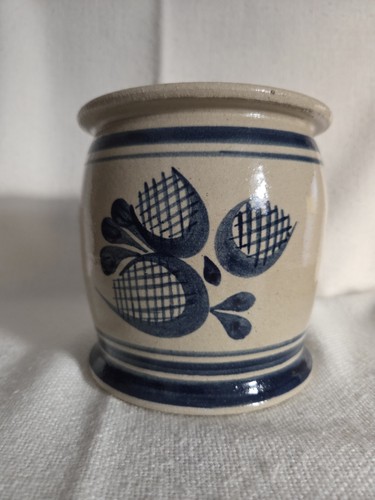 Vintage schmalztopf steinzeug - schmalztopf,
