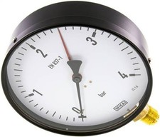 WIKA Manometer senkrecht 160 mm 0 - 4 bar G 1/2" Typ 111.10