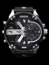 Diesel Herrenuhr Mr. Daddy mit neuem Band und neuer Batterie