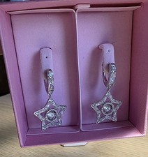 Swarovski Ohrringe Stella Stern Drop-Ohranhänger, rhodiniert