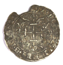 Kreuzfahrer auf Rhodos Tempelritter, 1 Gigliato Großmeister Roger v.Pins 1355-65