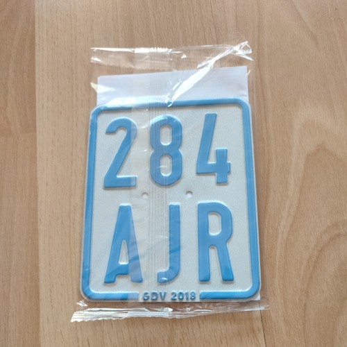 Mofaschild nummernschild 2018 - mofaschild,