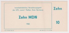 10 MDN Banknote GDR LPG Money