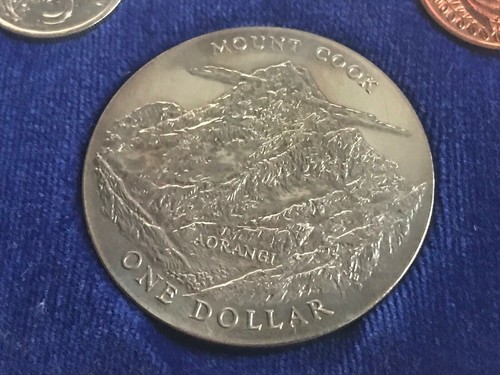 Neuseeland dollar münze - dollar,