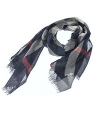 Burberry stola marineblau rot - marineblau,