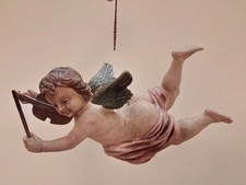 Rarität Vintage Figur fliegender Engel mit Violine